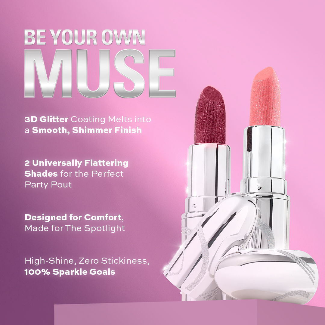 Metallic Muse Glitter Lipstick