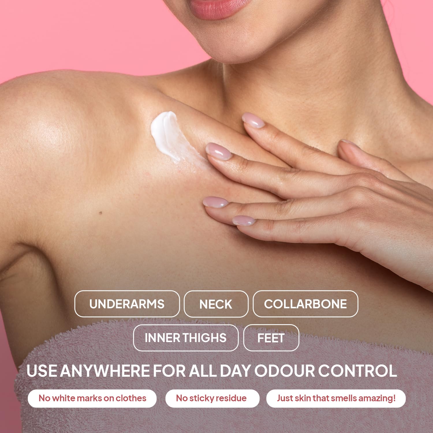 Imfresh Wildflower Deodorant Cream For Whole body, Underarms Areas & Long Lasting Odour Control