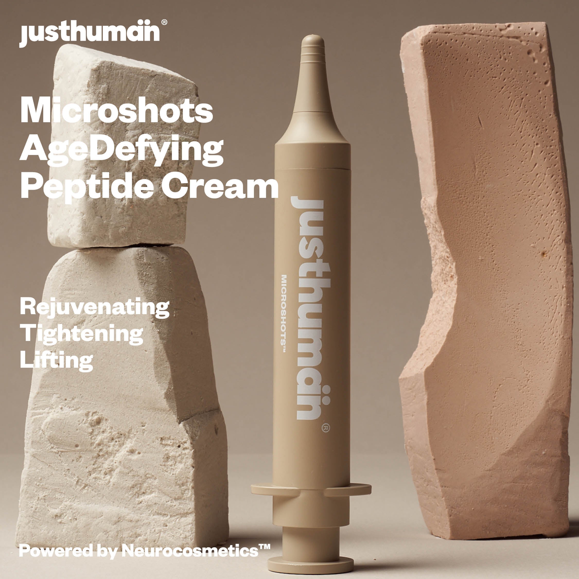 Microshots AgeDefying Peptide Cream Anti-Aging Fine Line Wrinkle Smoothing collagen boost