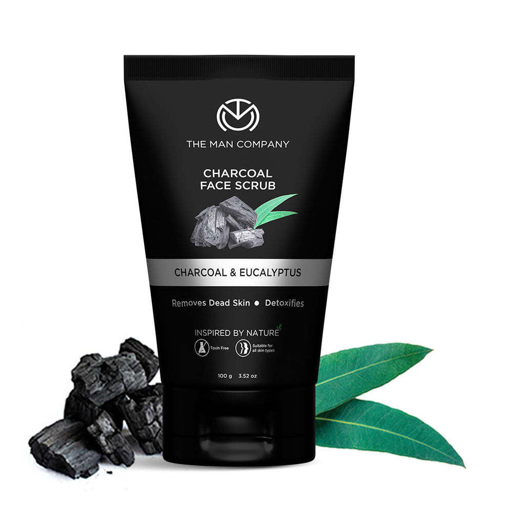 Charcoal Face Scrub With Lemongrass & Eucalyptus
