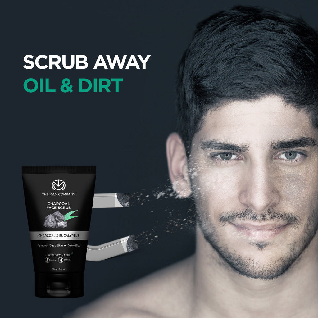 Charcoal Face Scrub With Lemongrass & Eucalyptus
