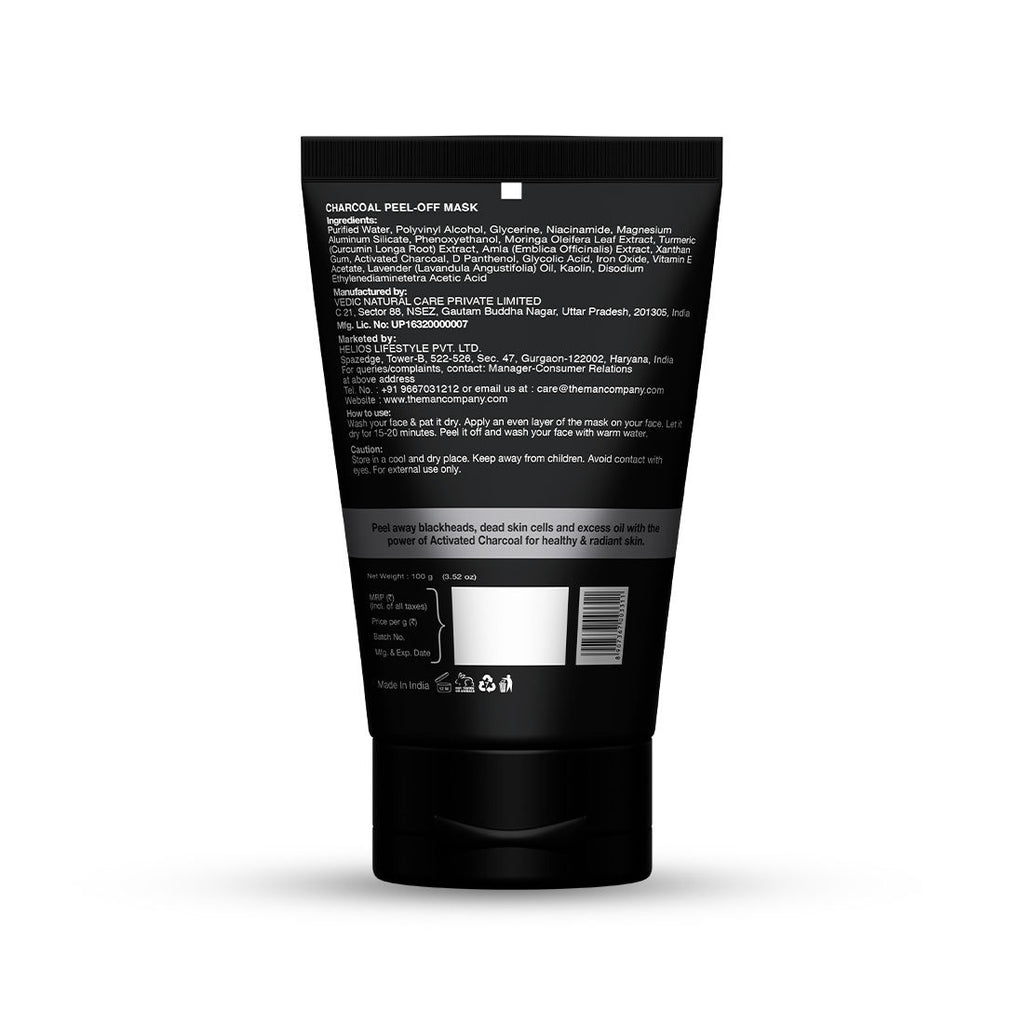 Charcoal Peel Off Mask Moringa & Gooseberry