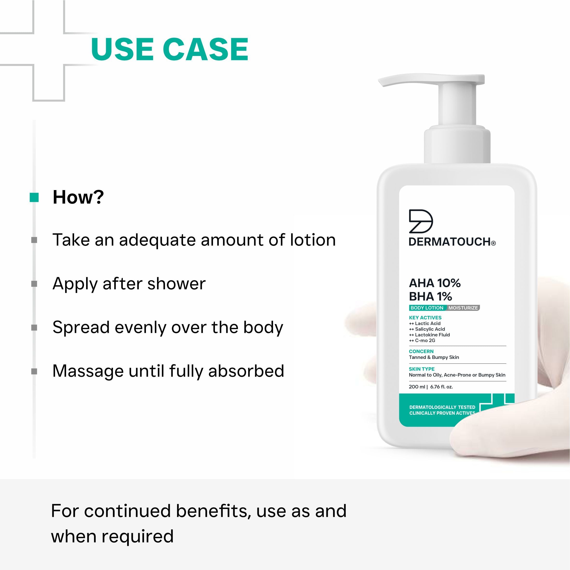 AHA 10% BHA 1% Body Lotion