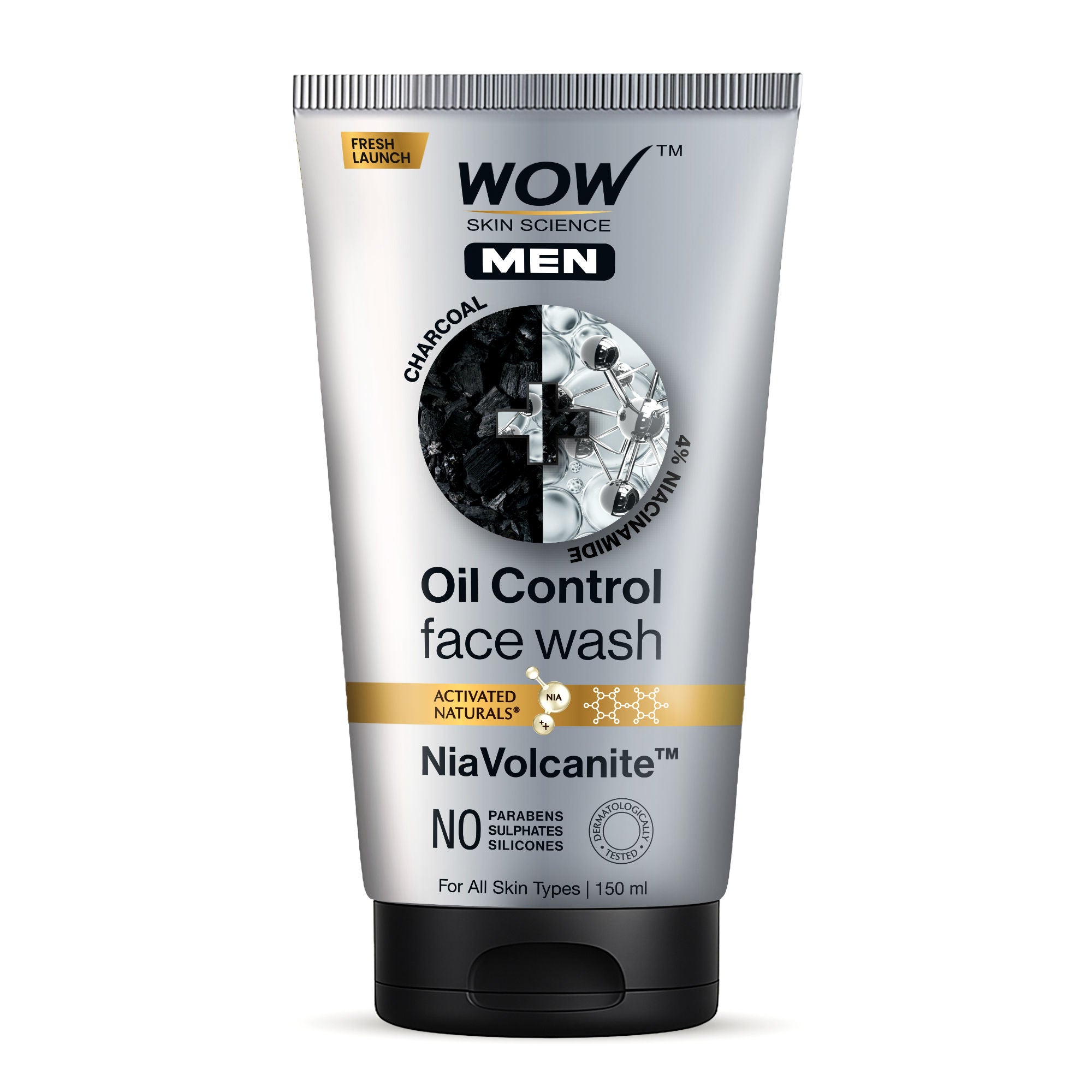 Skin Science Men Charcoal + Niacinamide Oil-Control Face Wash