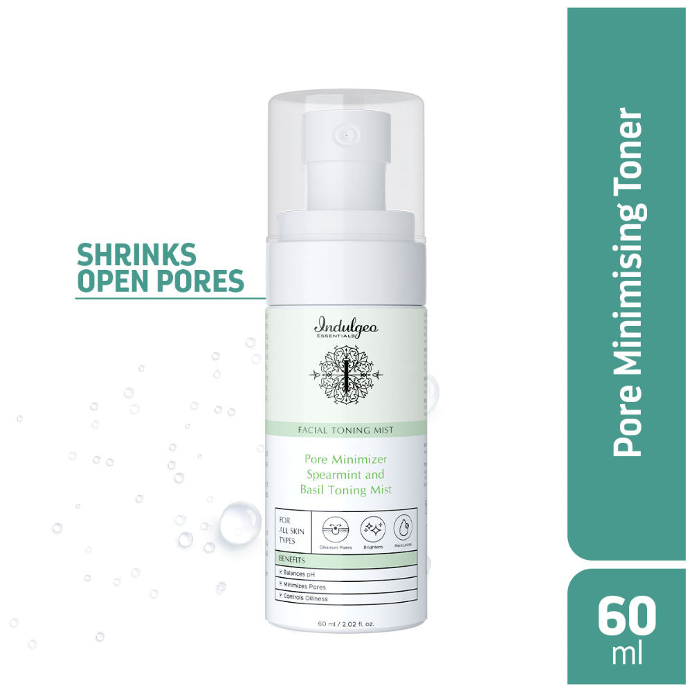 Pore Minimizer Spearmint Basil Witch Hazel Toning Mist/Toner For All Skin Types