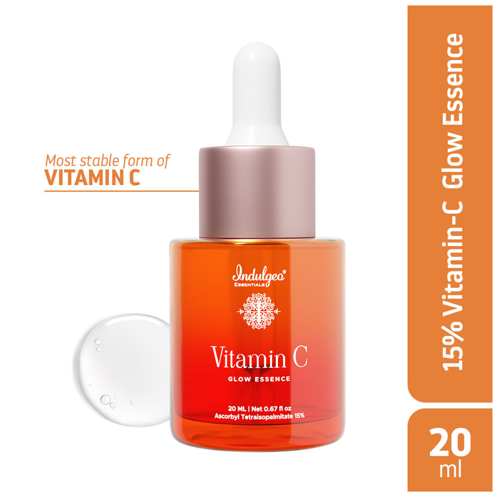 Vitamin C Glow Essence, Antioxidant - Rich Skin Brightening Face Serum