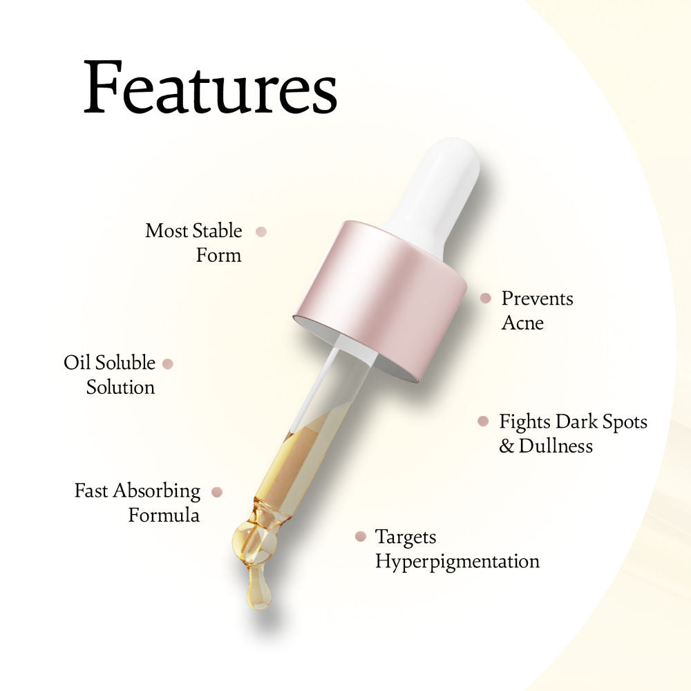 Vitamin C Glow Essence, Antioxidant - Rich Skin Brightening Face Serum