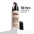 All Day Matte Long Wear Liquid Foundation With Pump