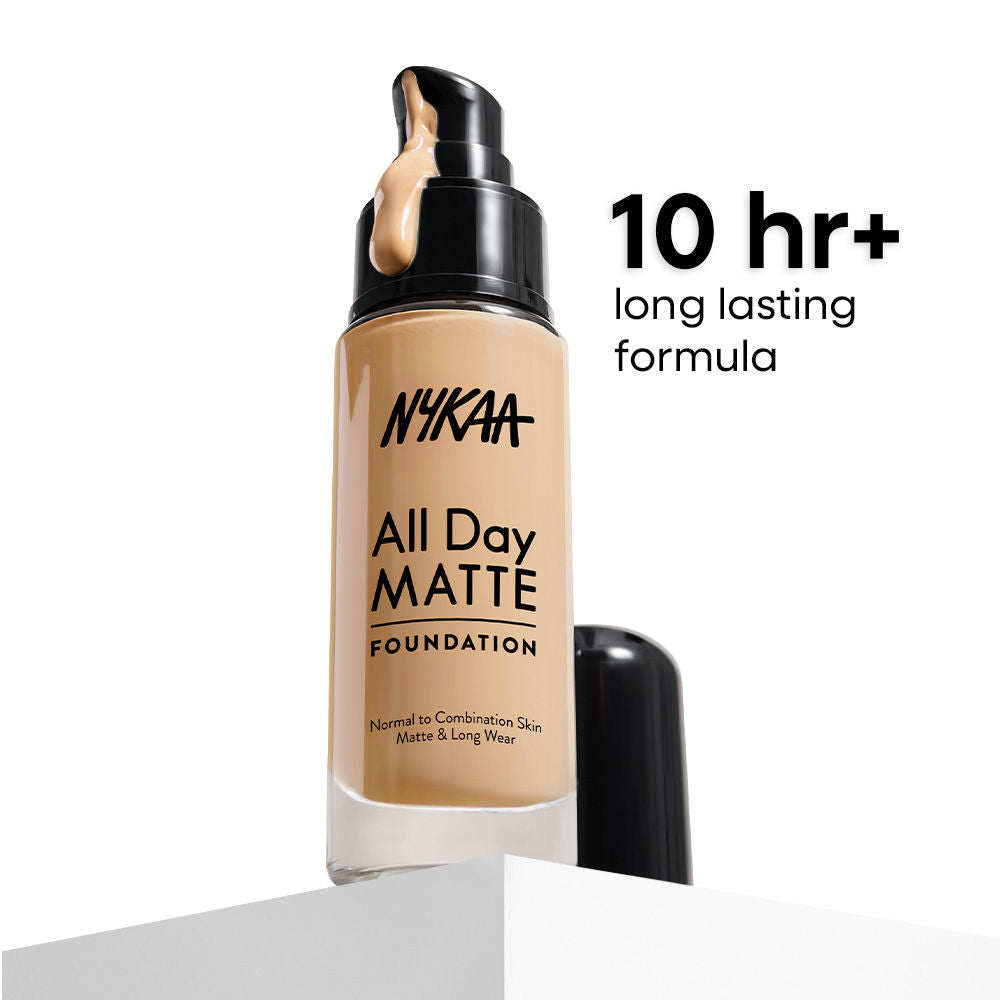 All Day Matte Long Wear Liquid Foundation With Pump - Olive 08