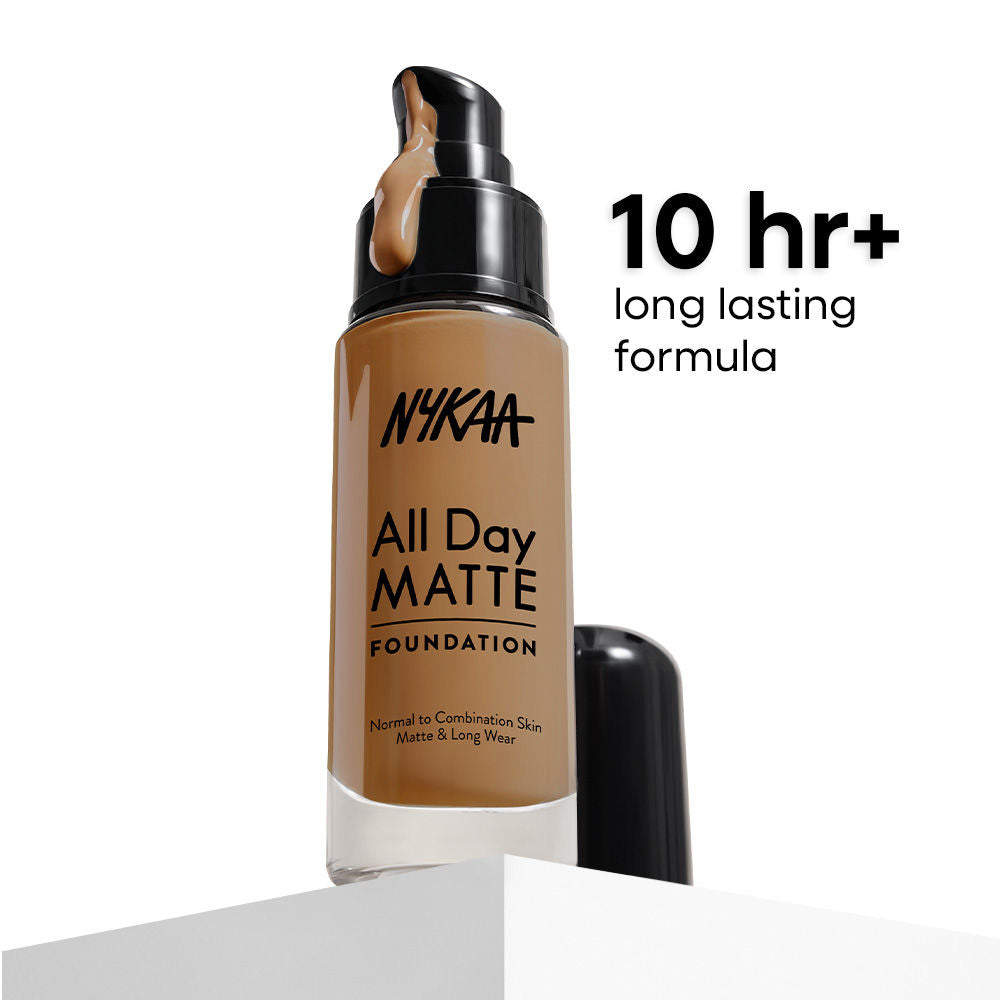 All Day Matte Long Wear Liquid Foundation With Pump - Coffee 14