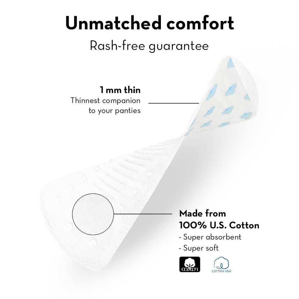 Everyday Panty Liners Ultra Soft No Fragrance & Paraben Free