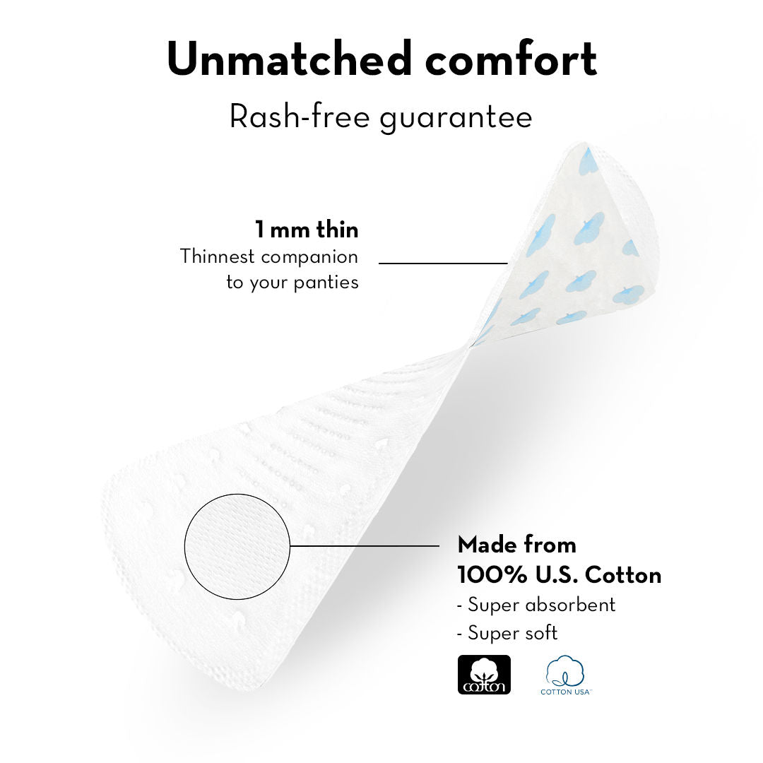 Everyday Panty Liners Ultra Soft No Fragrance & Paraben Free