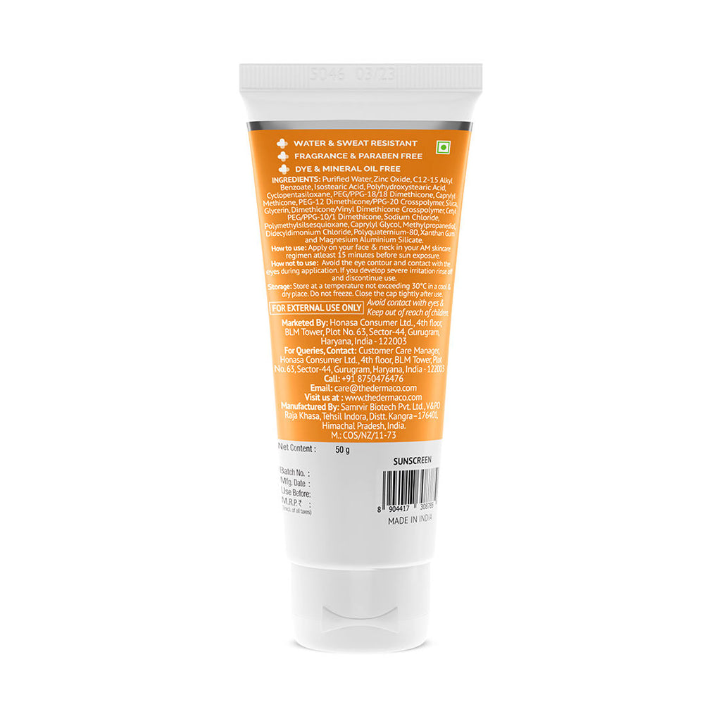 Ultra Light Zinc Mineral Sunscreen With SPF 50 PA+++