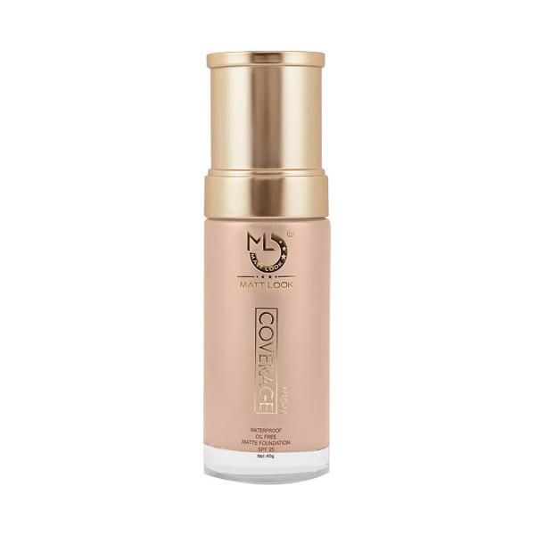 High Coverage Waterproof Oil Free Matte SPF 25 Foundation