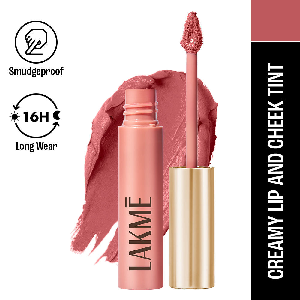 Double Duty Lip & Cheek Mousse Matte Lipstick & Soft Blush - Nude Cushion