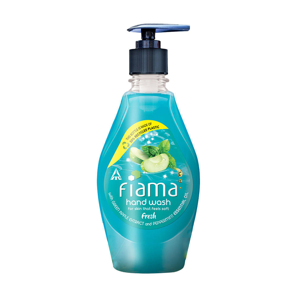 Fresh Hand Wash, Peppermint Oil & Green Apple Extract Handwash For Soft And Supple Hands