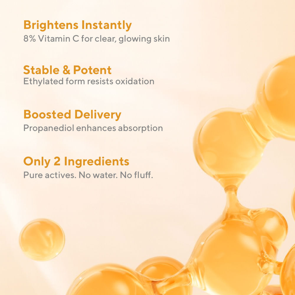 Vitamin C-8% Only 2 Ingredients Face Serum(30ml)
