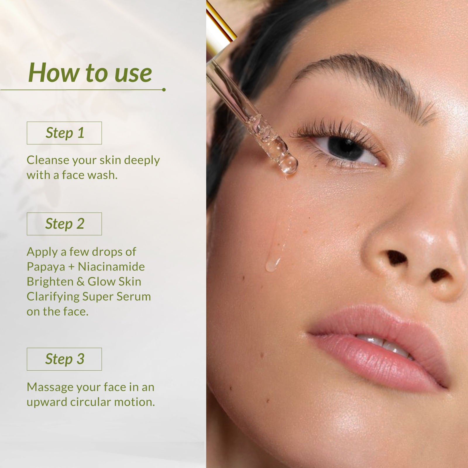 Niacinamide & Papaya Brighten & Glow Skin Clarifying Super Serum
