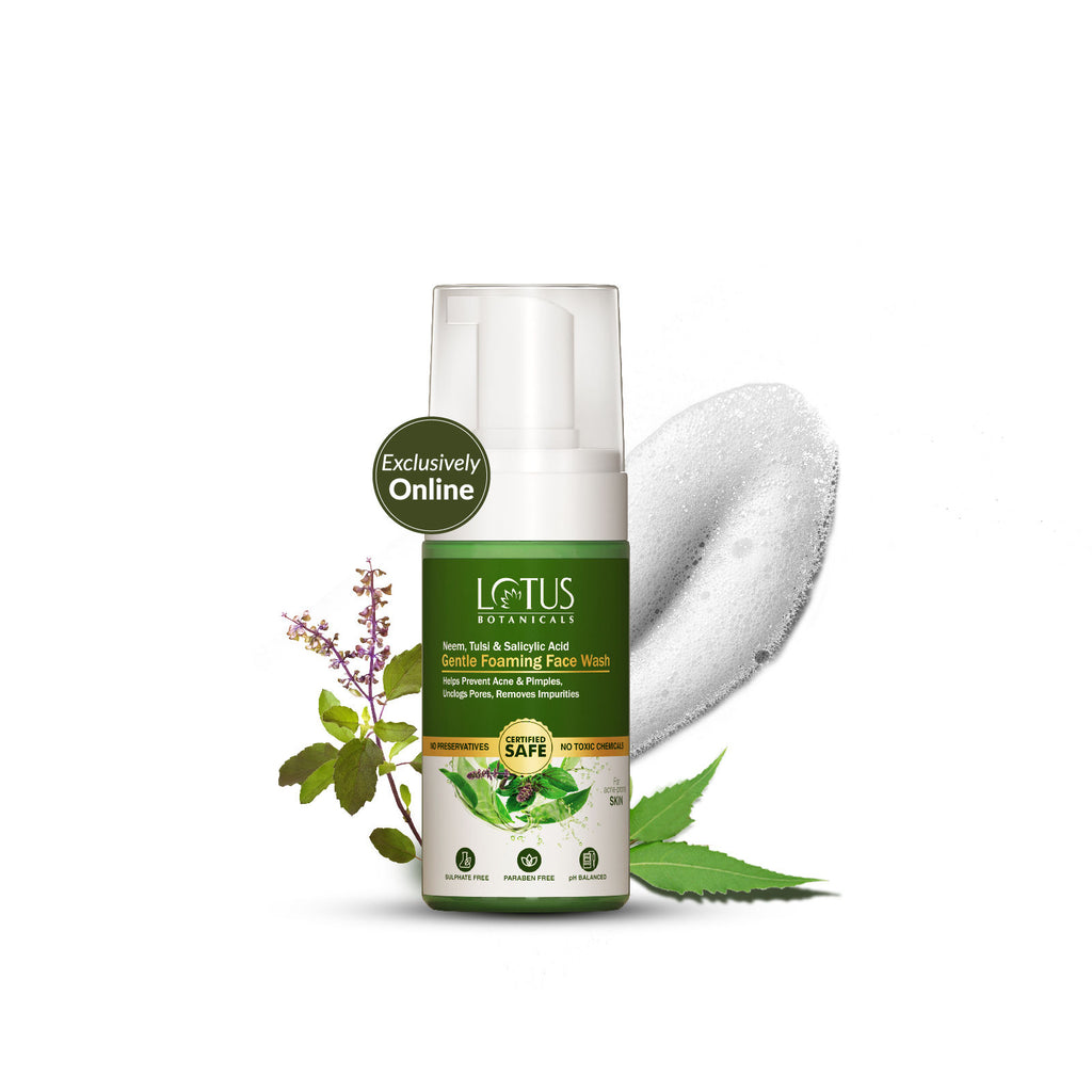 Neem, Tulsi & Salicylic Acid Gentle Foaming Face Wash