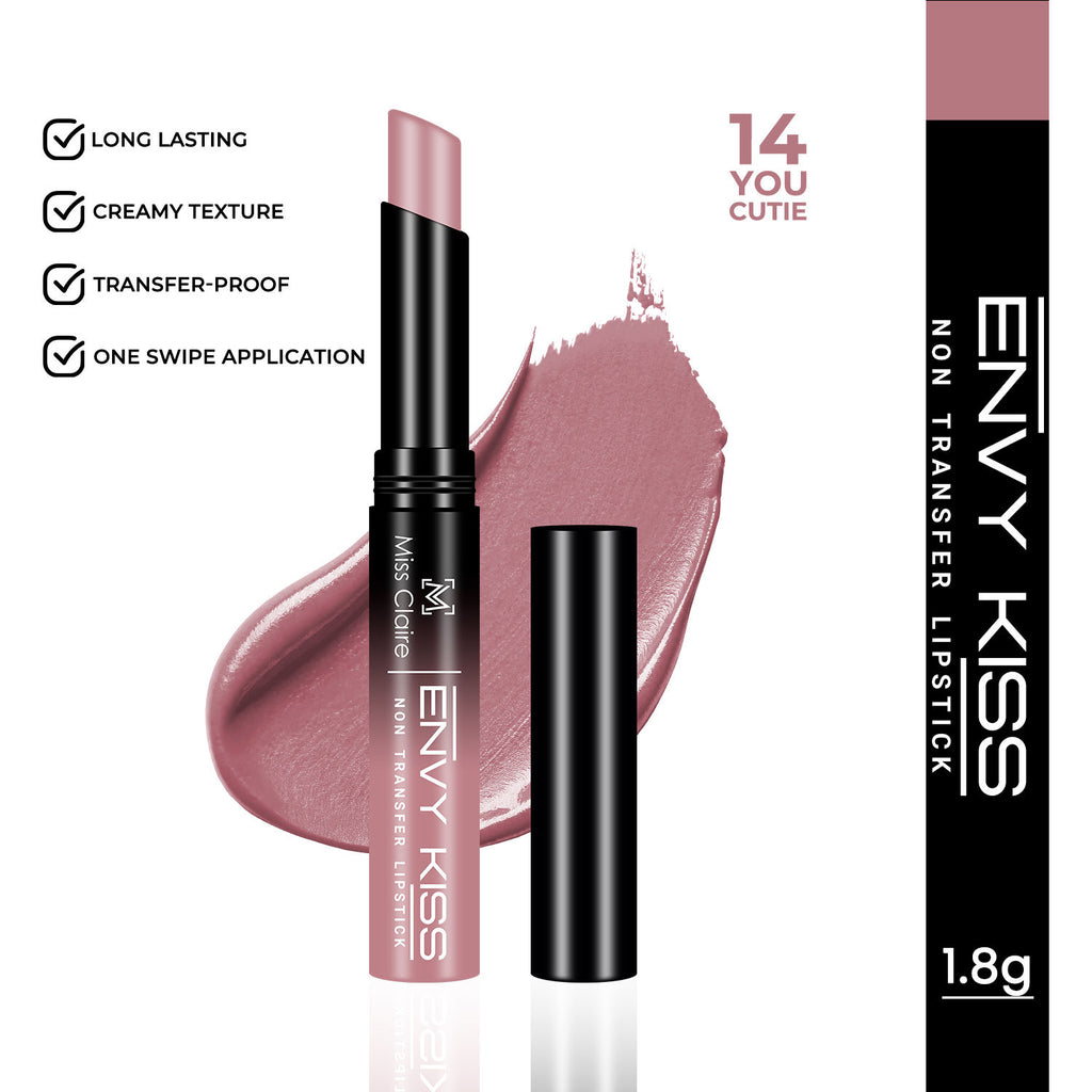 Envy Kiss Non Transfer Lipstick - 14 You Cutie