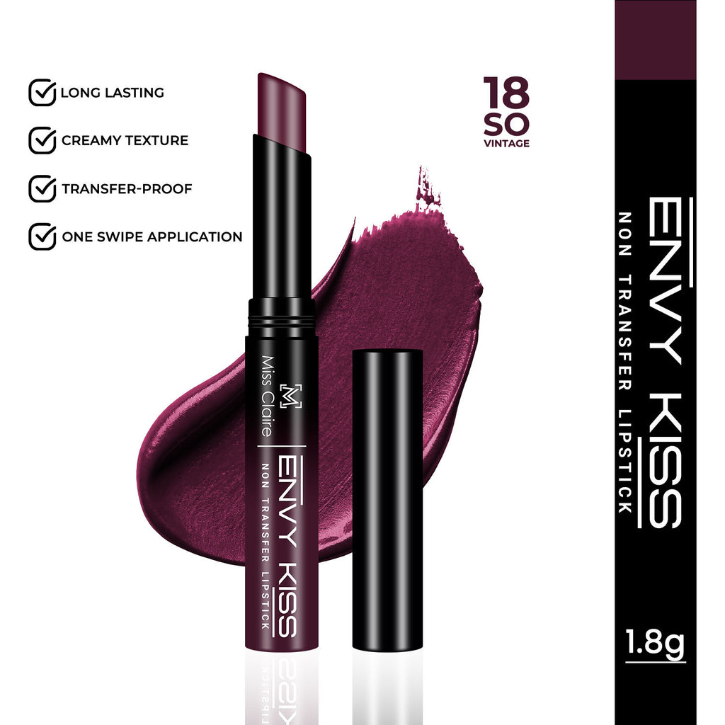 Envy Kiss Non Transfer Lipstick - 18 So Vintage