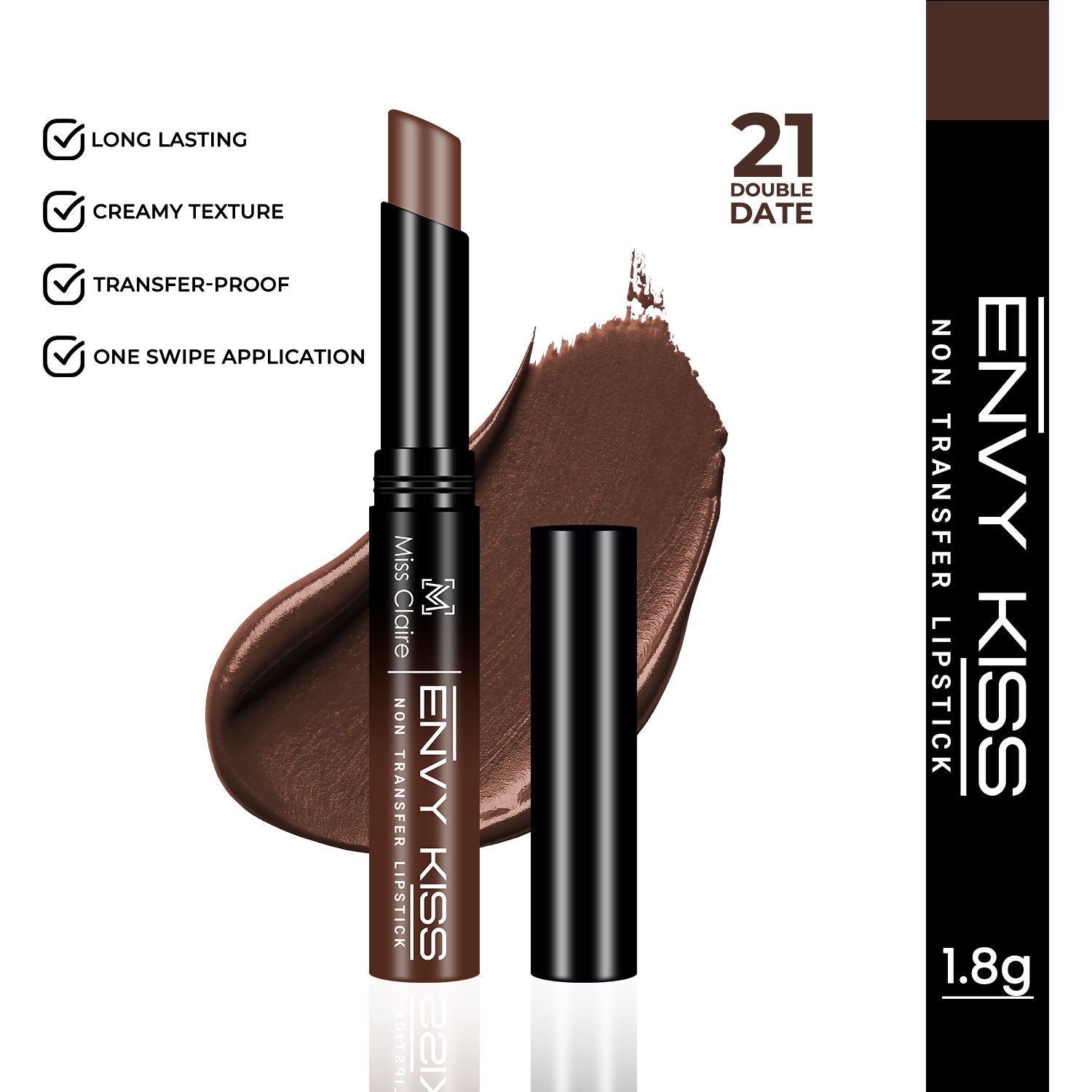 Envy Kiss Non Transfer Lipstick