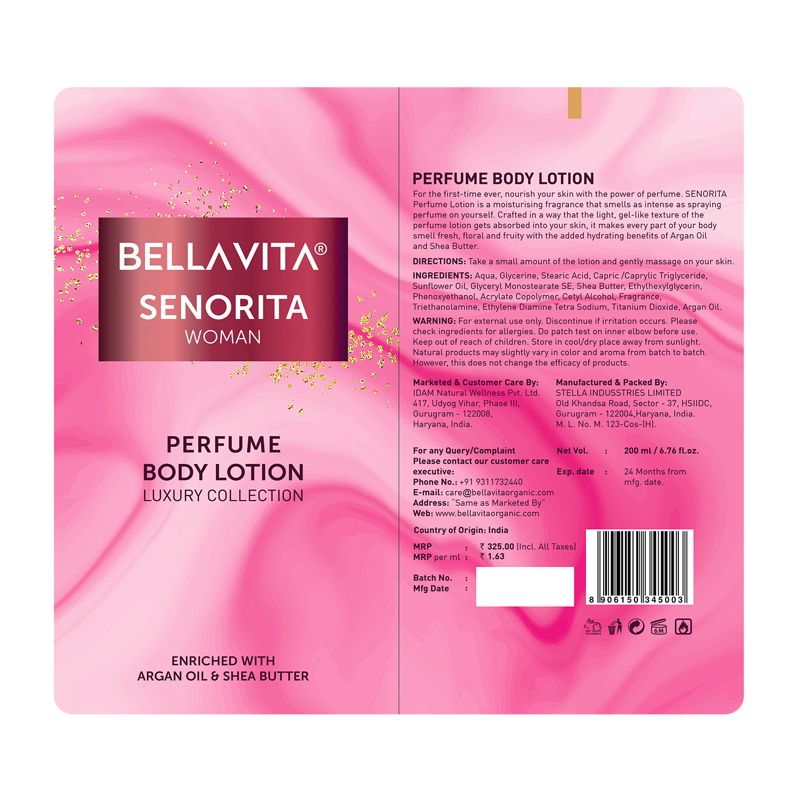 Bella Vita Senorita Body Lotion
