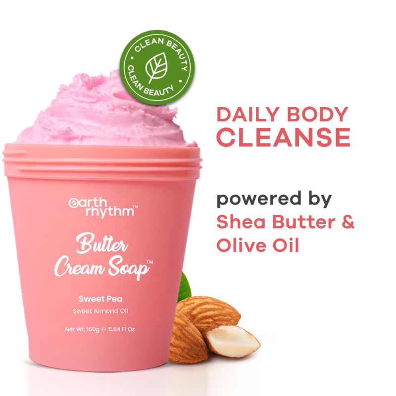 Butter Cream Shower Mousse Soap - Sweet Pea