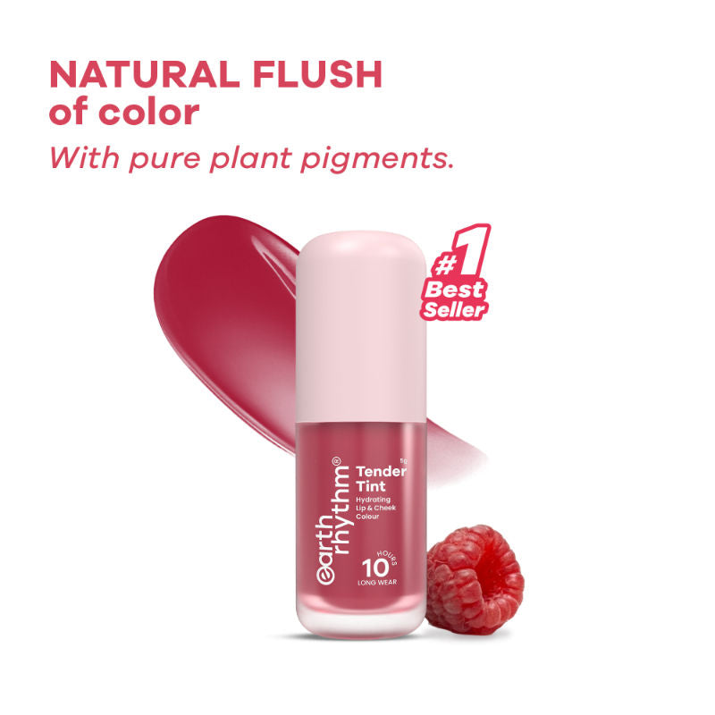 Tender Tint For Lip & Cheek With Pure Plant Pigments 10 H Stay - Rose