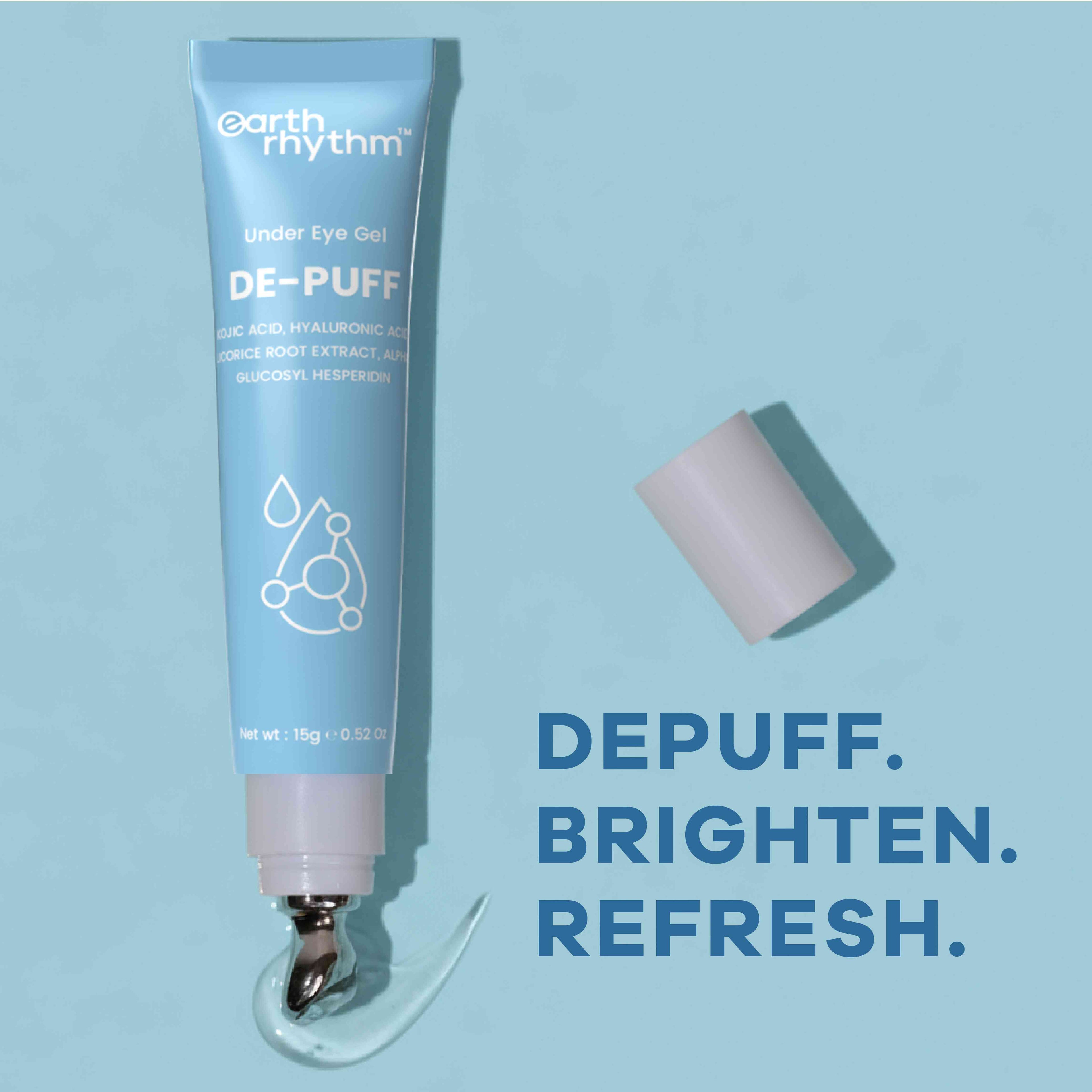 Depuff Under Eye Gel For Men & Women, Reduces Dark Under Eye and Depuffs Under Eye