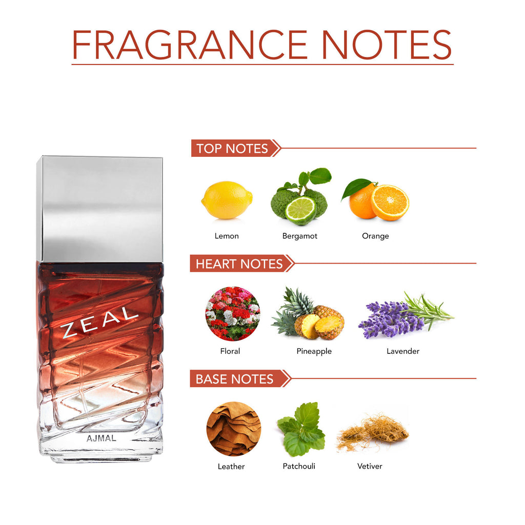 Ajmal Zeal Eau De Parfum for Men – Fresh, Spicy & Long-Lasting Fragrance