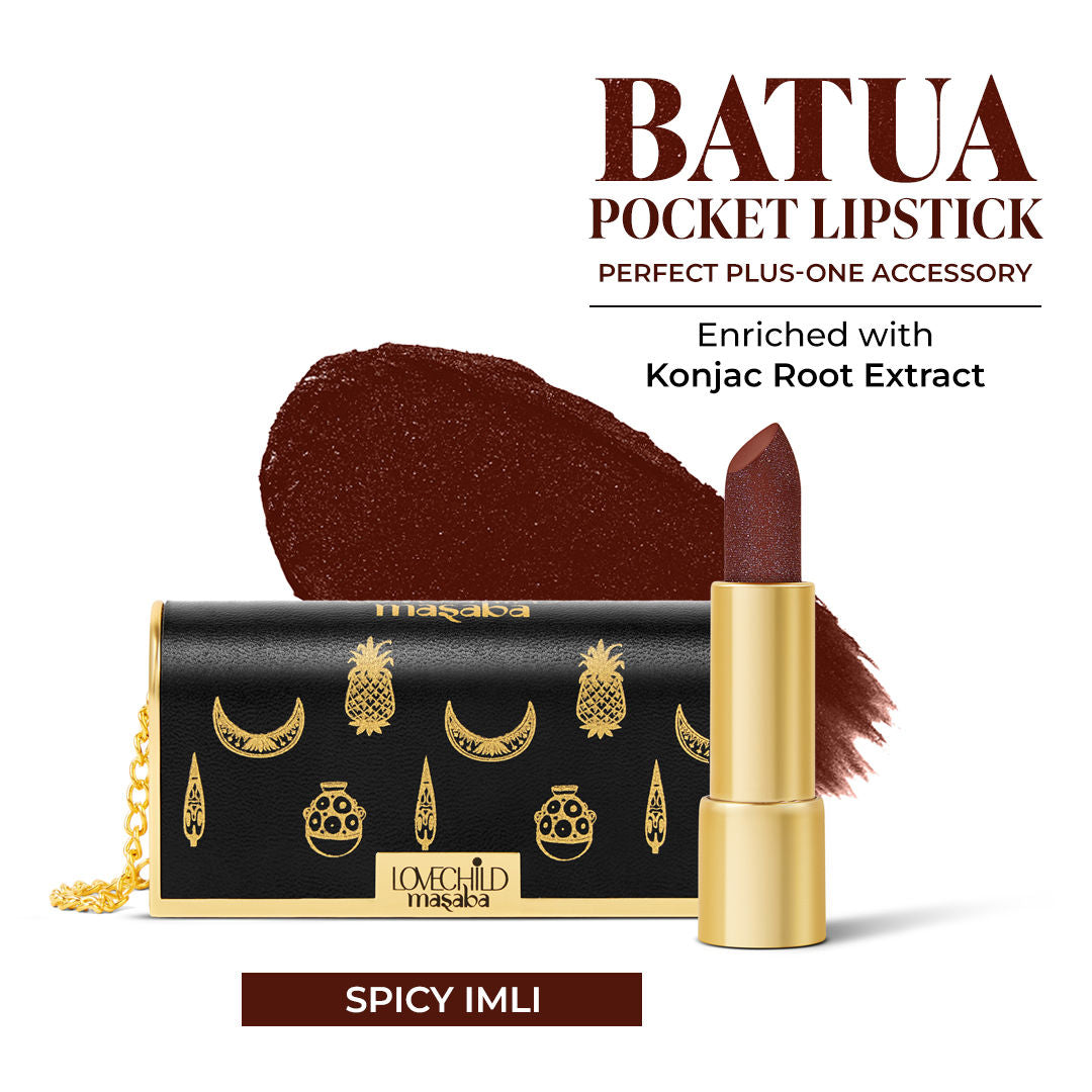 The Batua Satin Lipstick - Spicy Imli