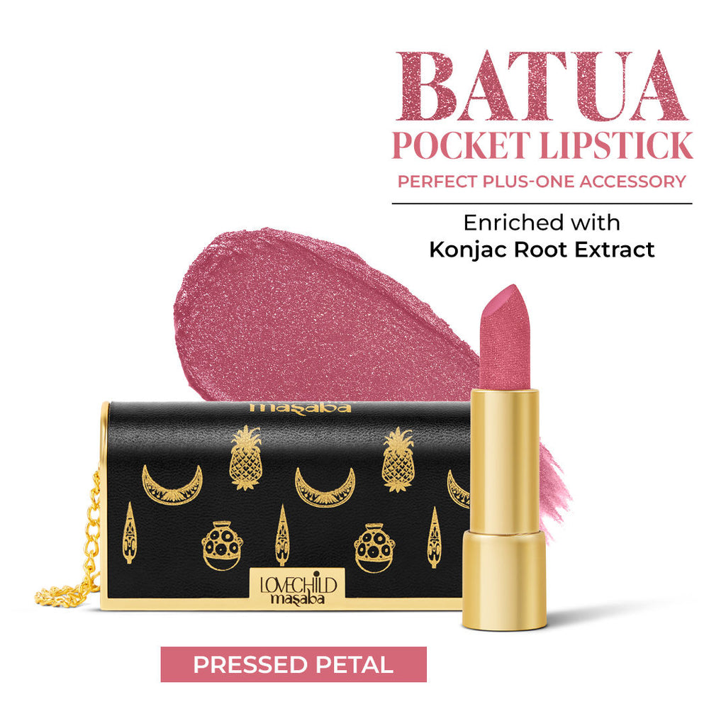 The Batua Satin Lipstick - Pressed Petal
