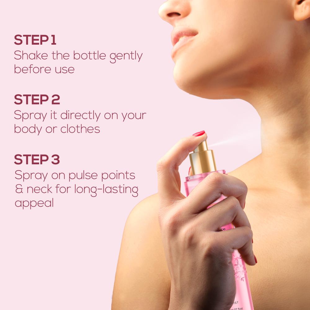 Pink Romance Body Mist For Her