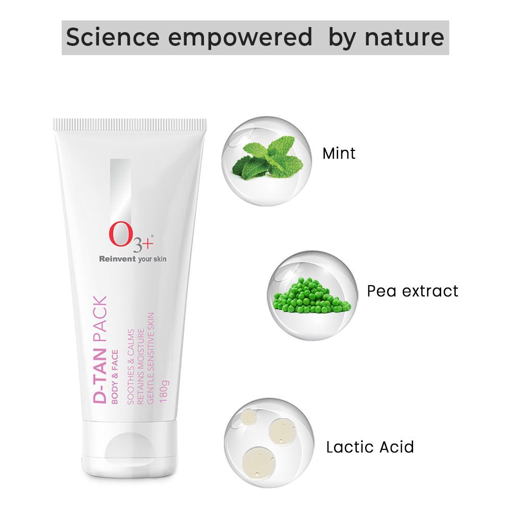D-TAN Pack For Instant Tan Removal For All Skin Types