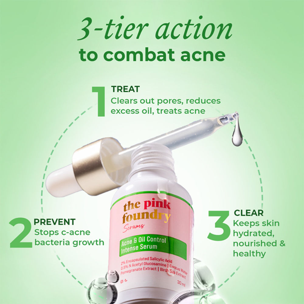 Acne & Oil Control Intense Face Serum with 2% Salicylic Acid