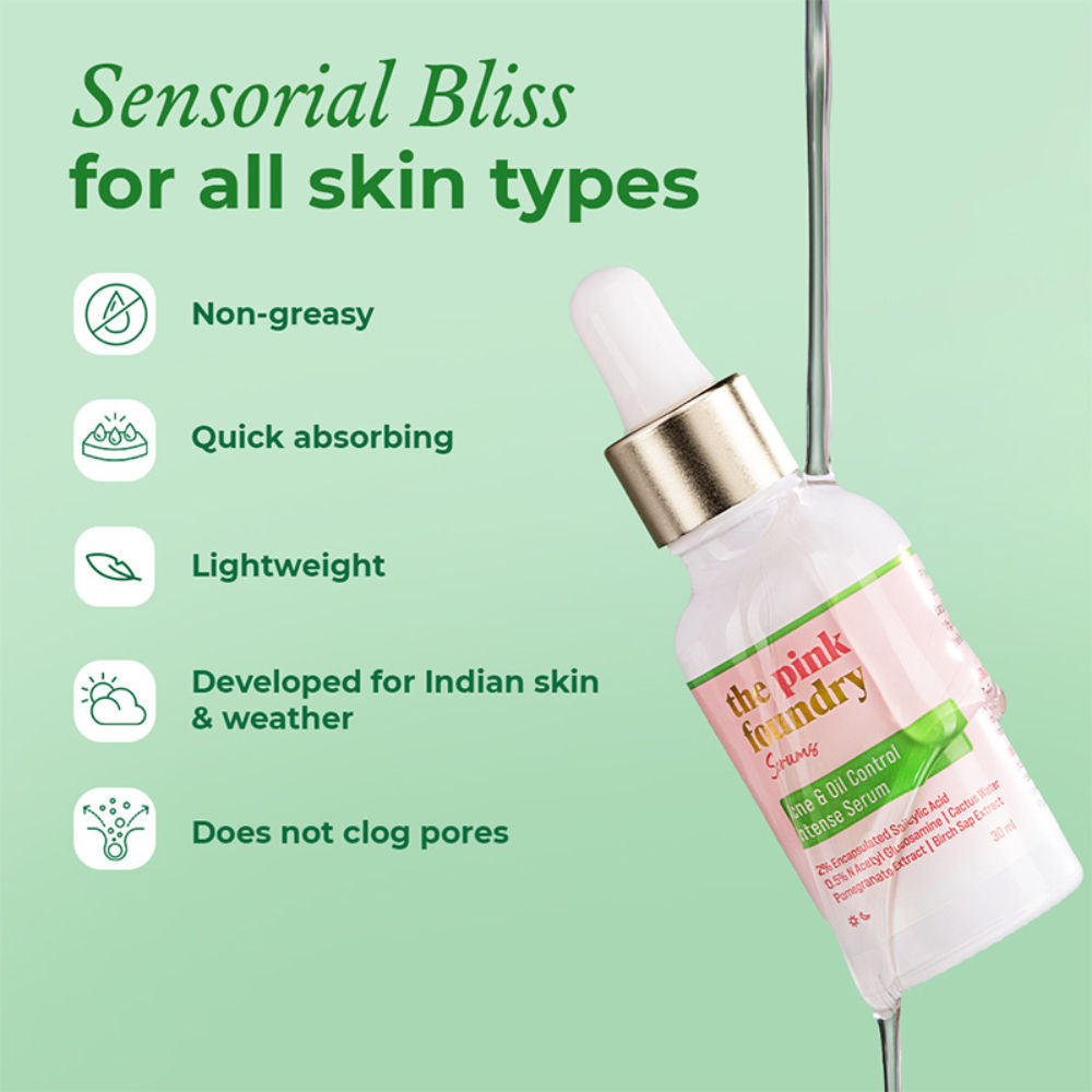 Acne & Oil Control Intense Face Serum with 2% Salicylic Acid