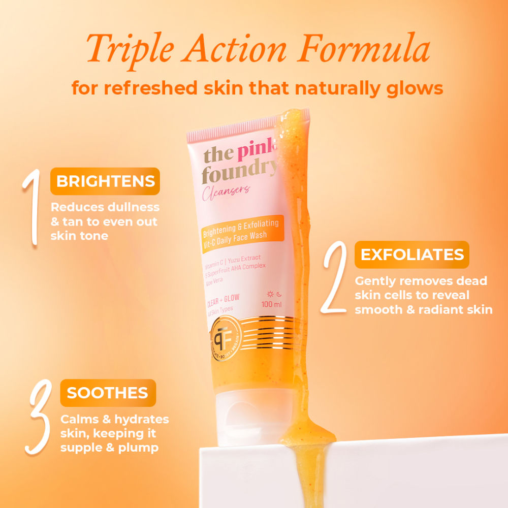 Brightening & Exfoliating Vit C Daily Face Wash