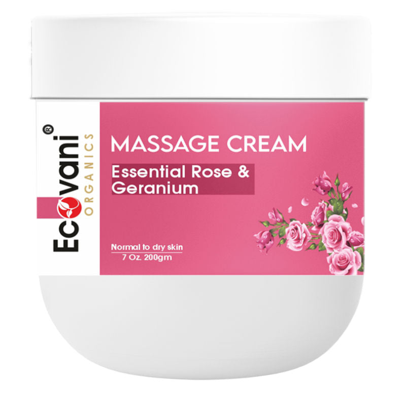 Essential Rose & Geranium Massage Cream