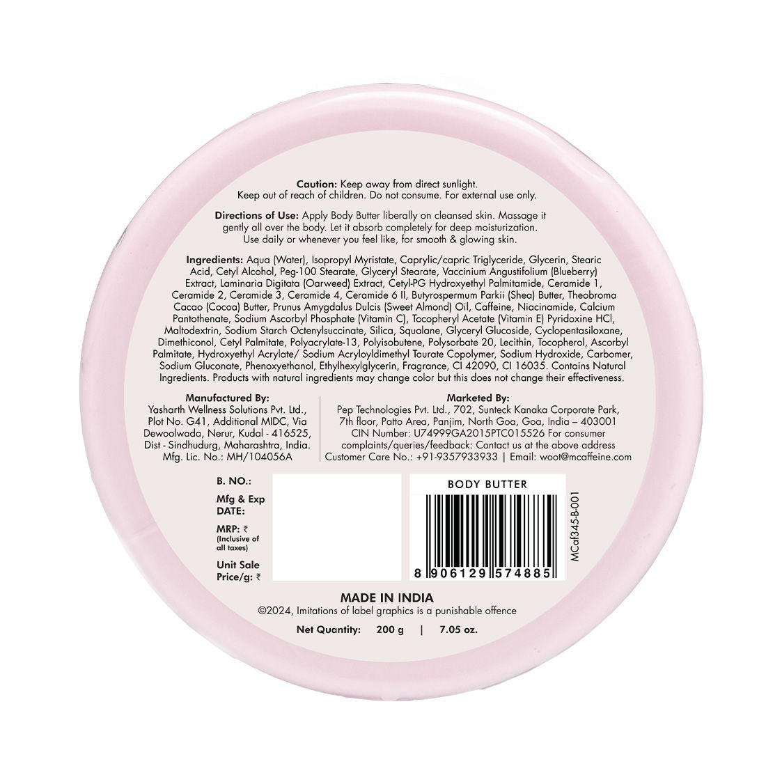 Blueberry Swirl Deep Moisturizing Body Butter