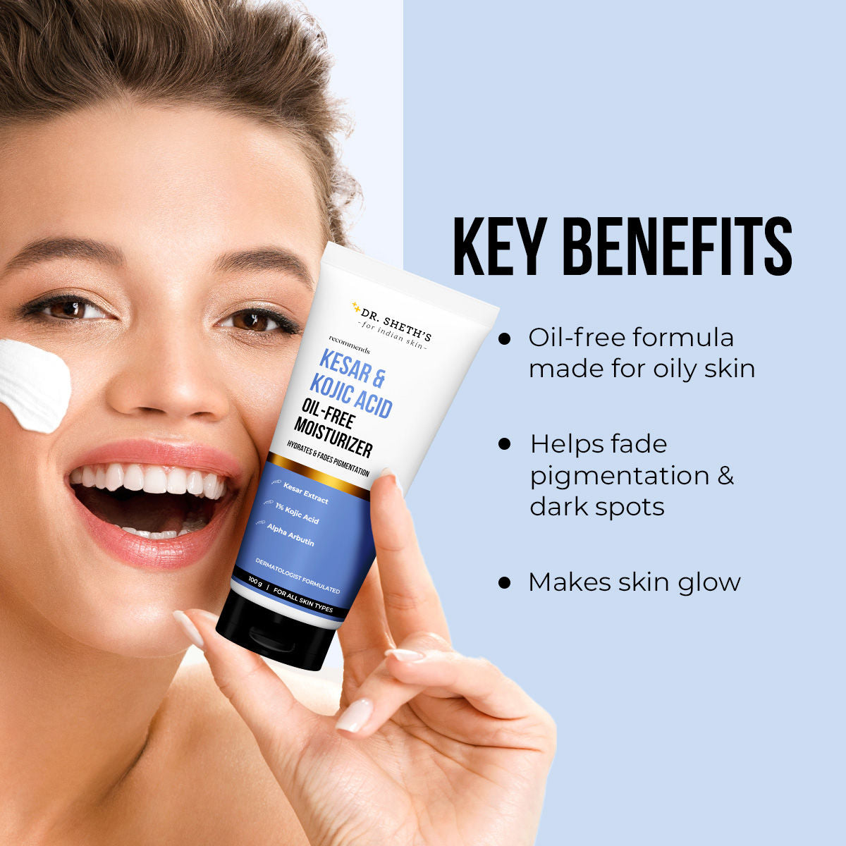 Kesar & Kojic Acid Oil-Free Moisturizer