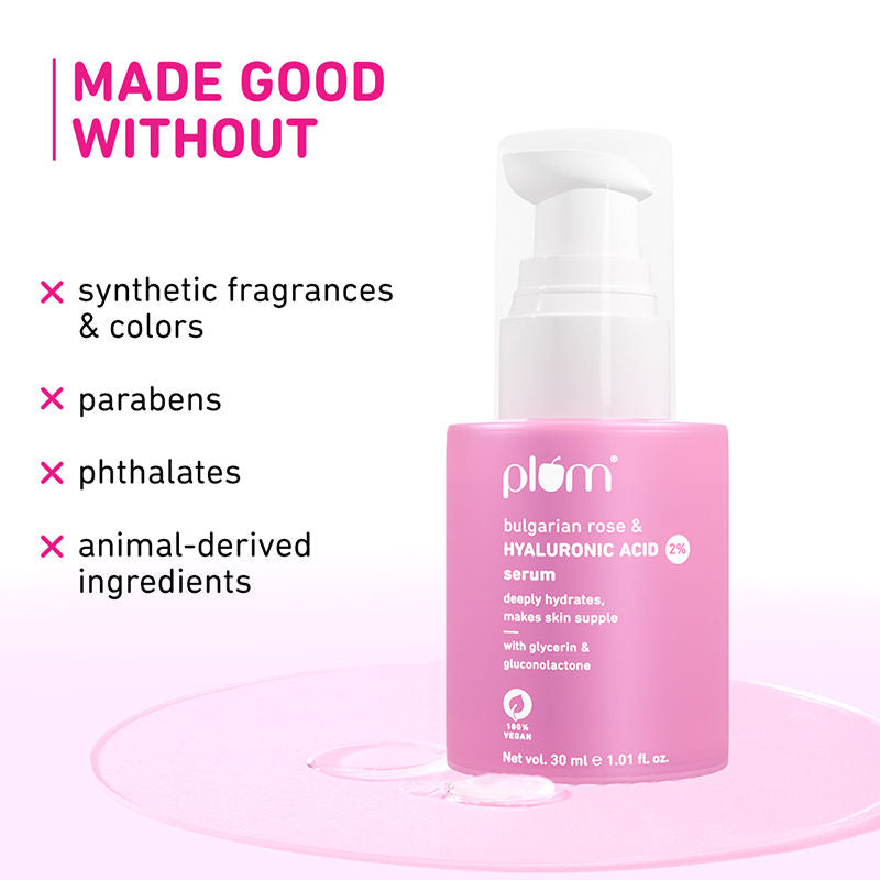 2% Hyaluronic Acid Serum With Bulgarian Rose