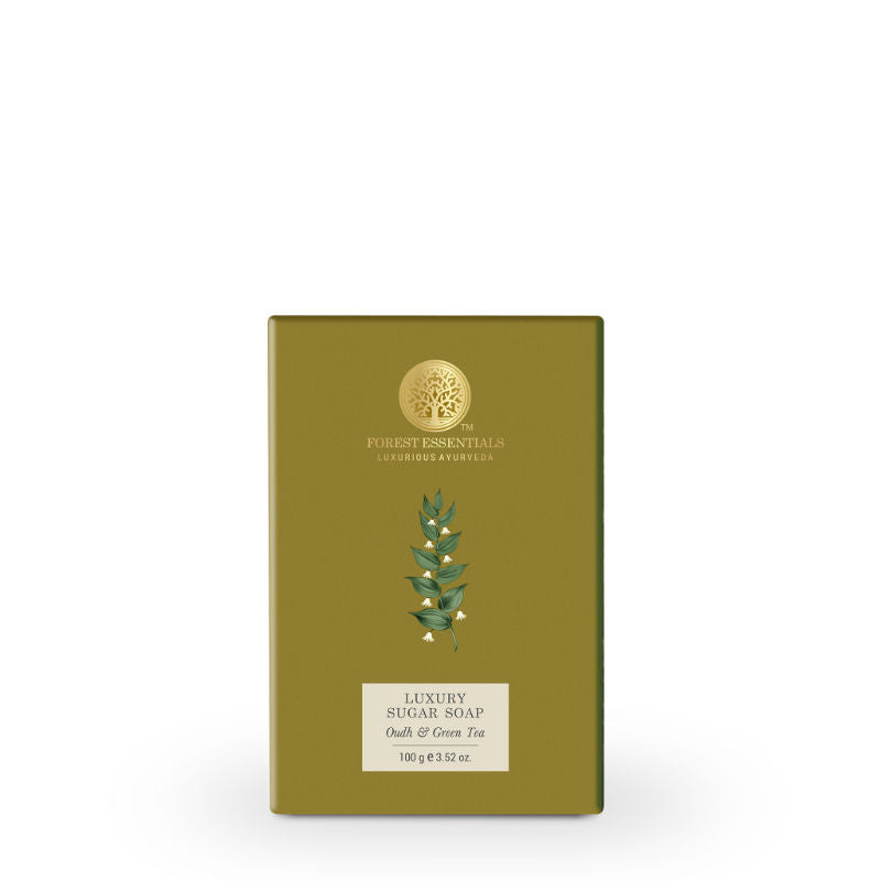 Luxury Sugar Soap Oudh & Green Tea - Ayurvedic Handmade Bath Soap