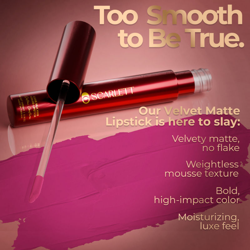Luxe Silk Kiss Liquid Lipstick 300N