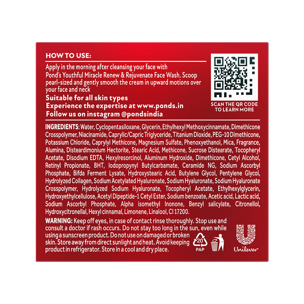 Youthful Miracle Hexyl Retinol Complex, Renew & Repair Day Cream, SPF 15 PA++