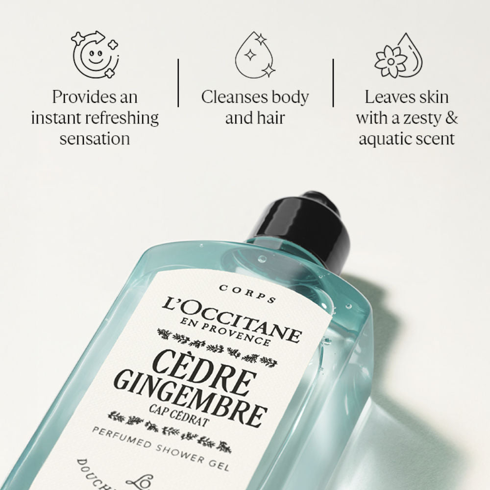 Cèdre Gingembre (Cap Cedrat) Perfumed Shower Gel