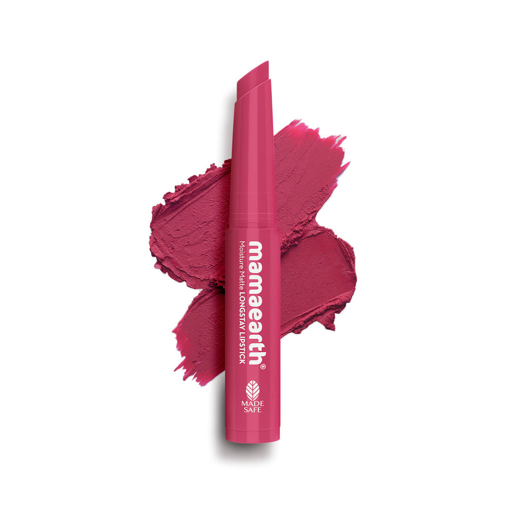 Moisture Matte Longstay Mini Lipstick with Avocado Oil & Vitamin E - 04 Cinnamon Nude