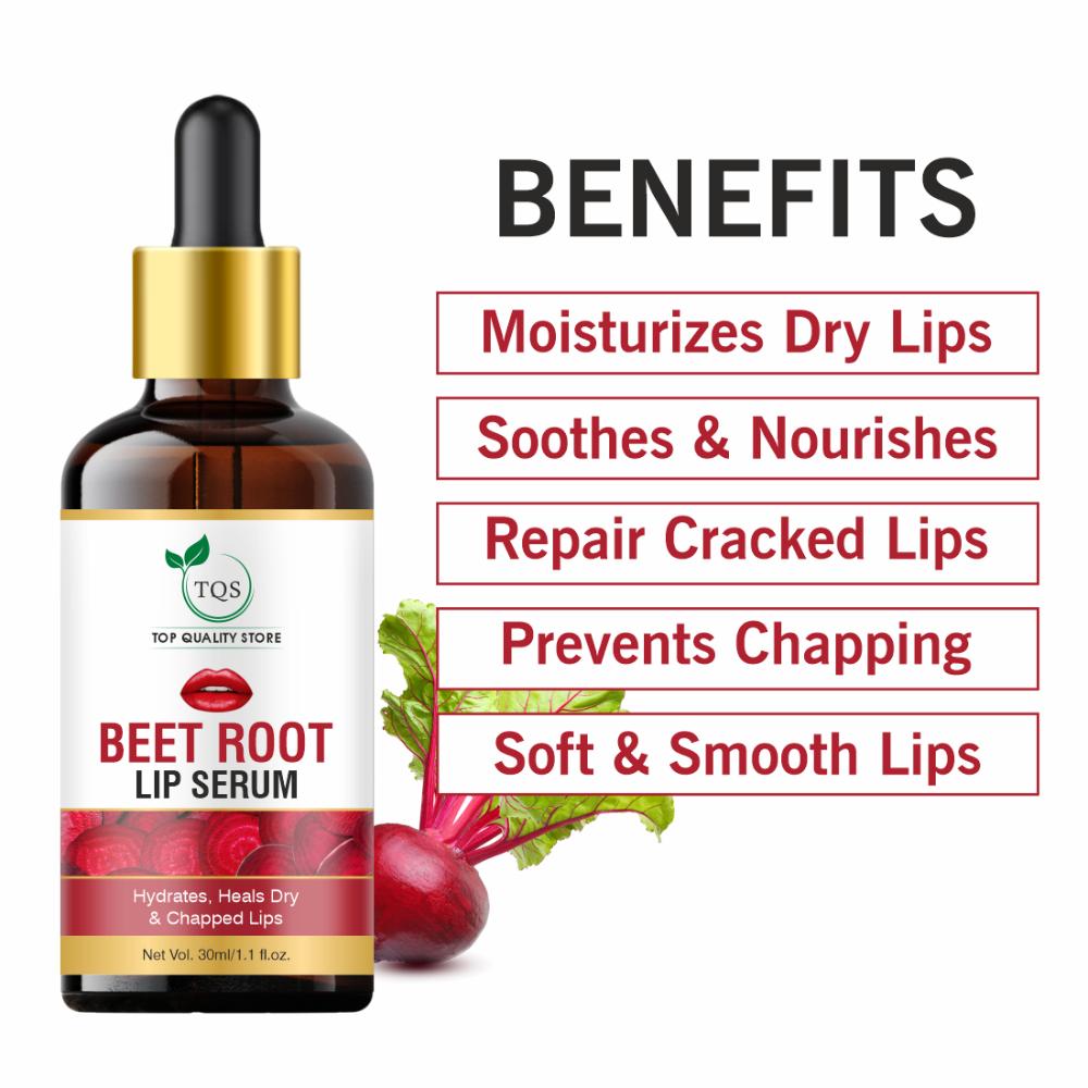 Beetroot Lip Serum For Dark Lips Soft, Moisturised Lips