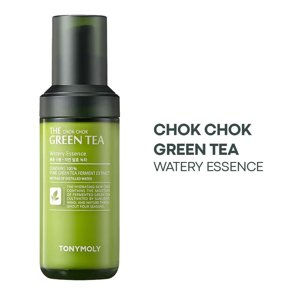 Korean The Chok Chok Green Tea Watery Essence-Highly Concentrated Hydration for Dry Skin