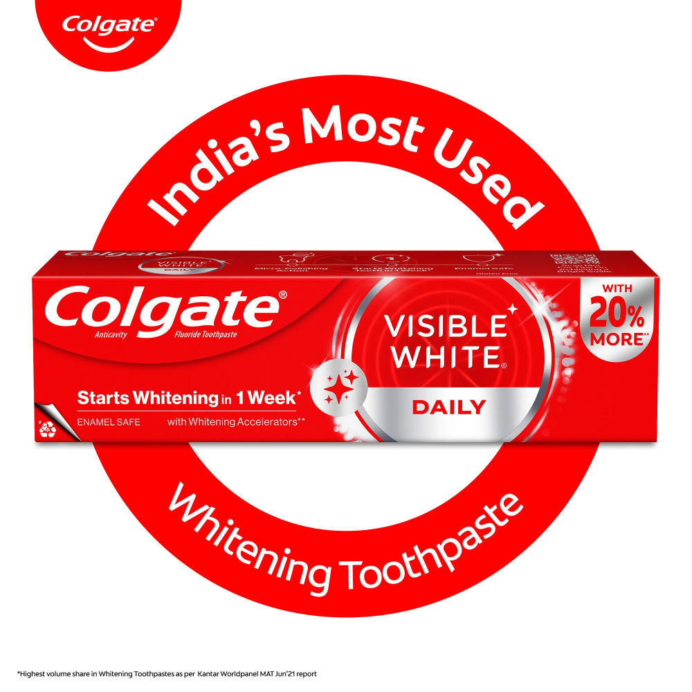 Visible White Enamel Toothpaste